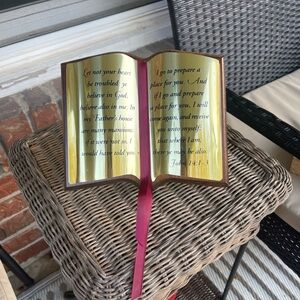 Home Interiors Gold Bible Decor